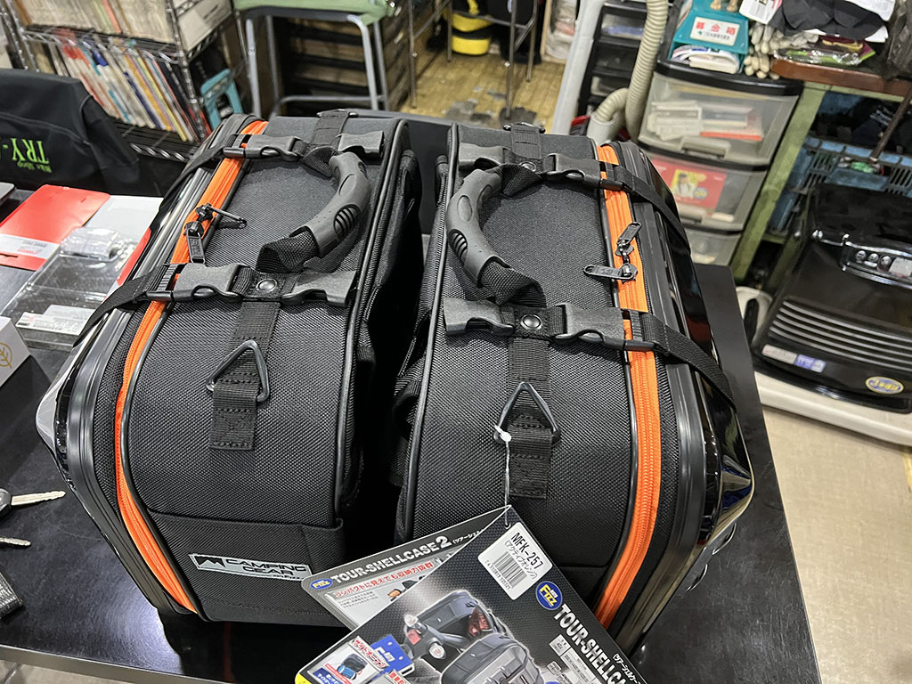 バイクでの長旅のために選んだのは、TANAXのサイドバック、TOUR-SHEELLCASE2！その実力は！